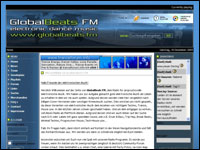 Screenshot: GlobalBeats FM