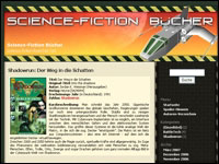 Screenshot: Science-Fiction B&uuml;cher
